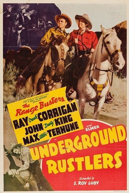 Poster for the movie Underground Rustlers