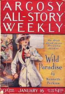 Cover for the January 16, 1926, issue of Argosy All-Story Weekly