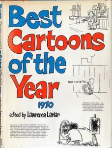 Front of dust jacket of Best Cartoons of the Year 1970