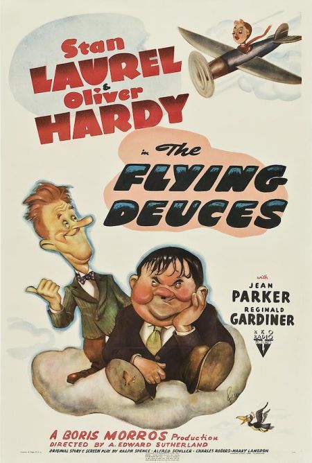 Poster for the movie The Flying Deuces