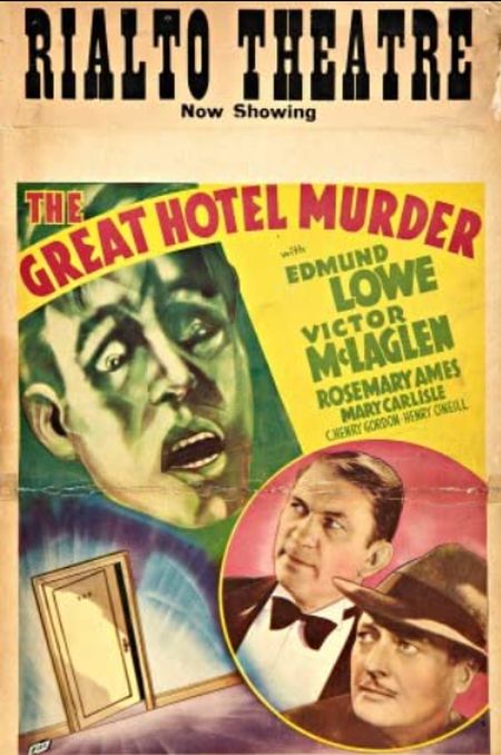Poster for the movie The Great Hotel Murder