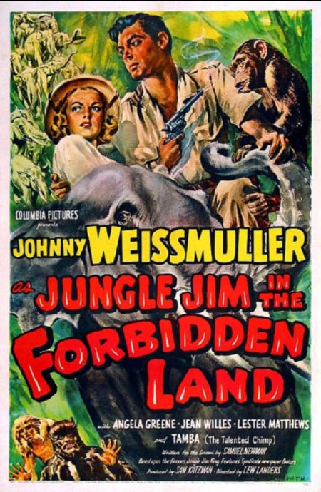 Poster for the movie Jungle Jim in the Forbidden Land