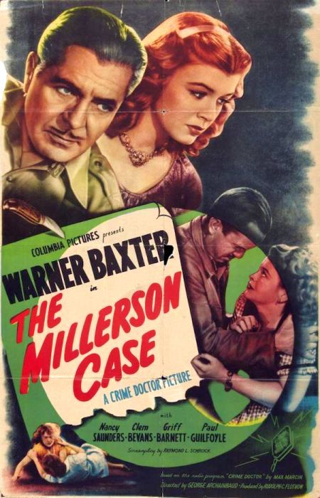 Poster for the movie The Millerson Case