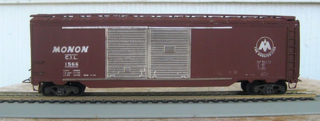 HO scale Monon double-door boxcar