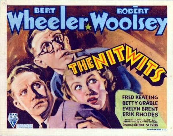 Lobby card or poster for the movie The Nitwits