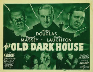 Lobby card for the movie The Old Dark House