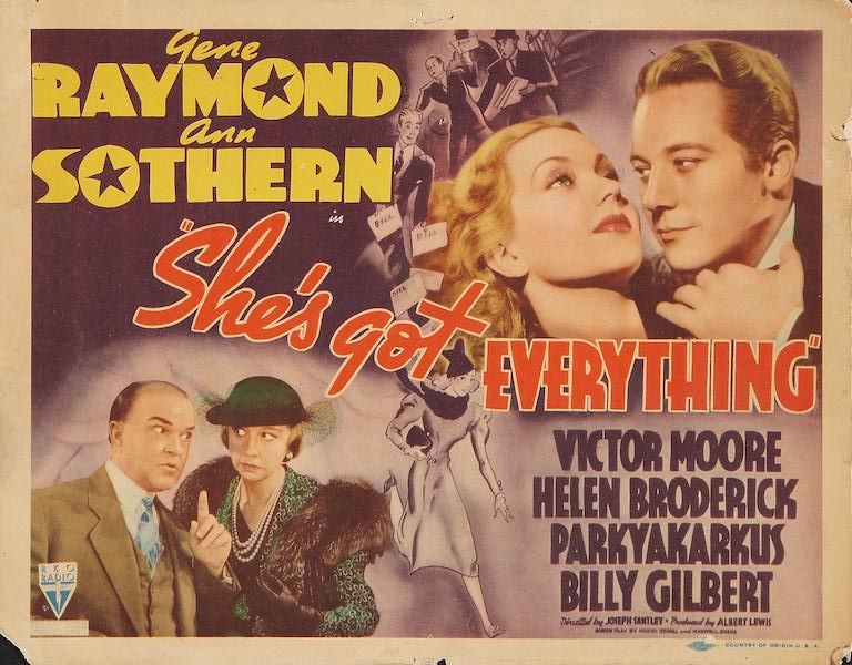 Lobby card for movie She's Got Everything