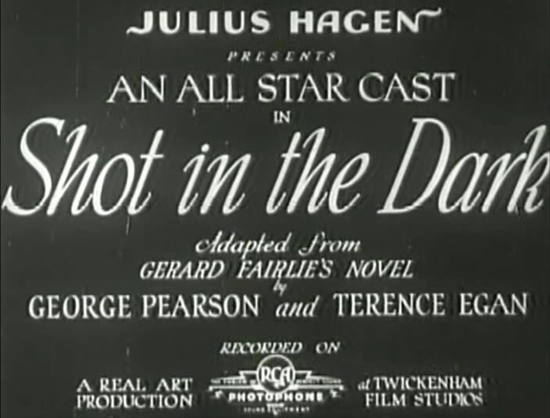 Shot in the Dark (1933)