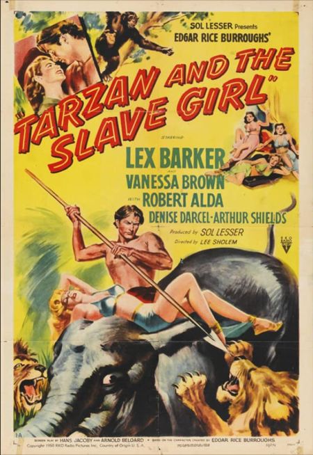 Poster for the movie Tarzan and the Slave Girl
