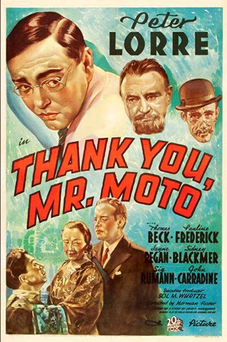 Poster for the movie Thank You, Mr. Moto