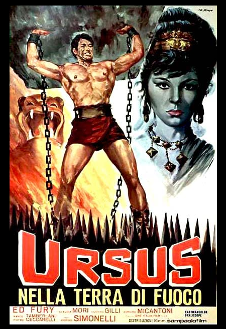 Poster for the movie Ursus Nella Terra di Fuoco