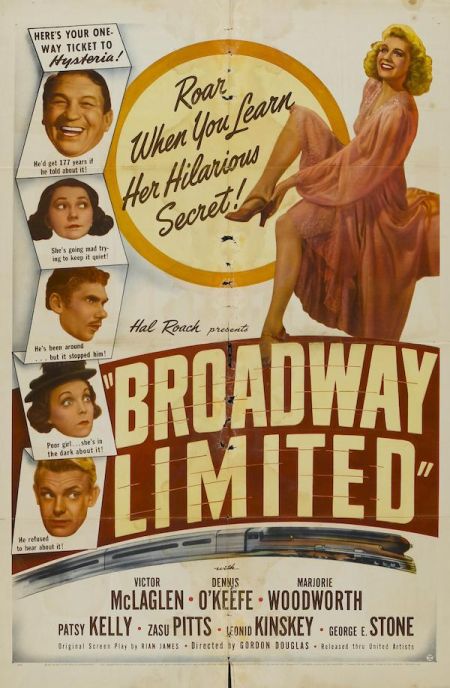 Poster for the movie Broadway Limited