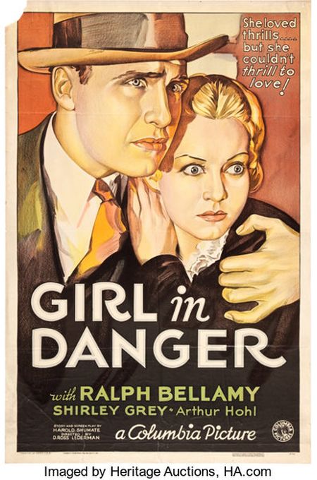 Poster for the movie Girl in Danger