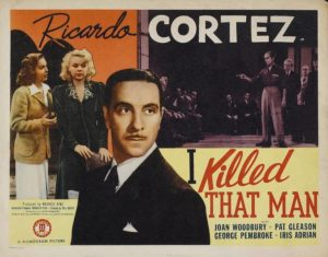 Lobby card for the movie I Killed That Mabn