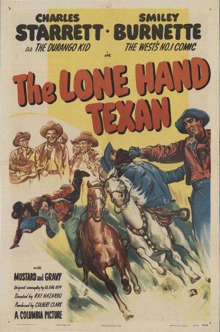 Poster for the movie The Lone Hand Texan