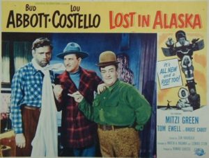 Lobby card for the movie Lost in Alaska