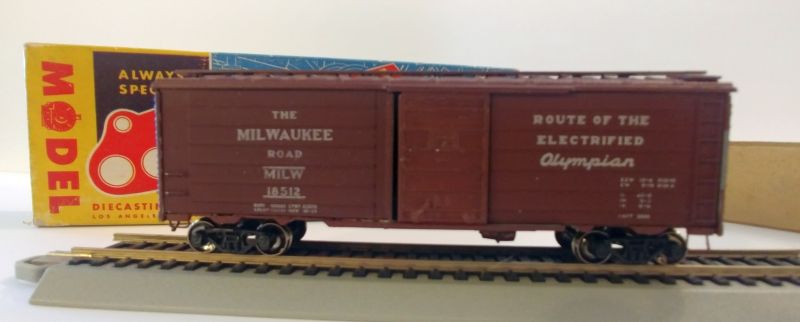 Milwaukee Road ribbed-side boxcar