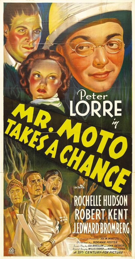 Poster for the movie Mr. Moto Takes a Chance