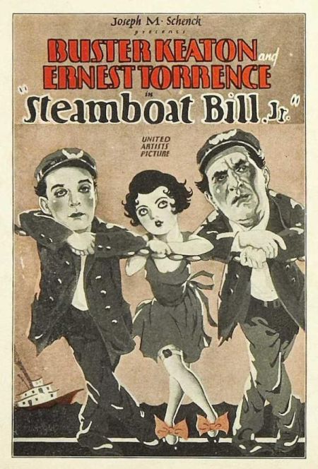 Poster for the movie Steamboat Bill, Jr.