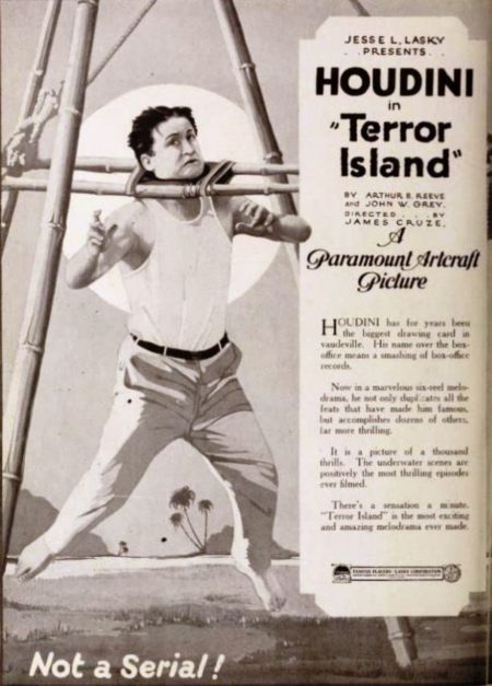 Ad for the movie Terror Island