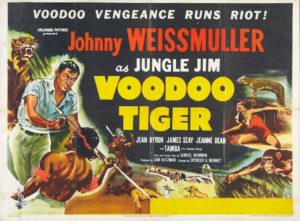 Lobby card for the movie Voodoo Tiger