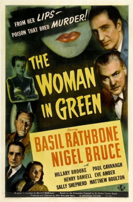 Poster for the movie The Woman in Green