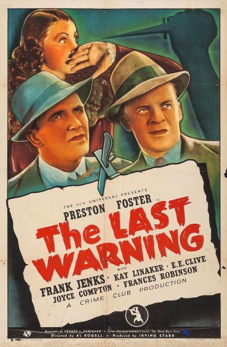 Poster for the movie The Last Warning