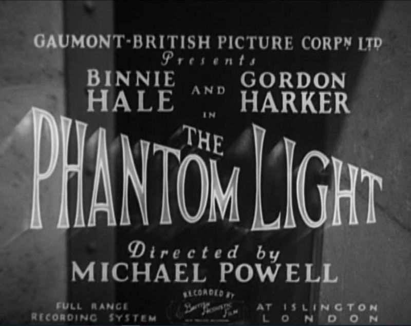 Title screen for the movie The Phantom Light
