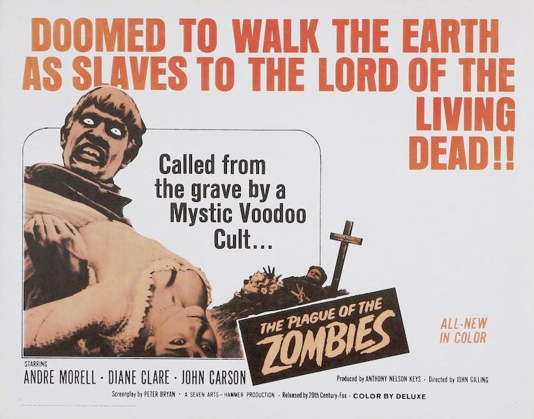 Lobby card for the movie The Plague of the Zombies