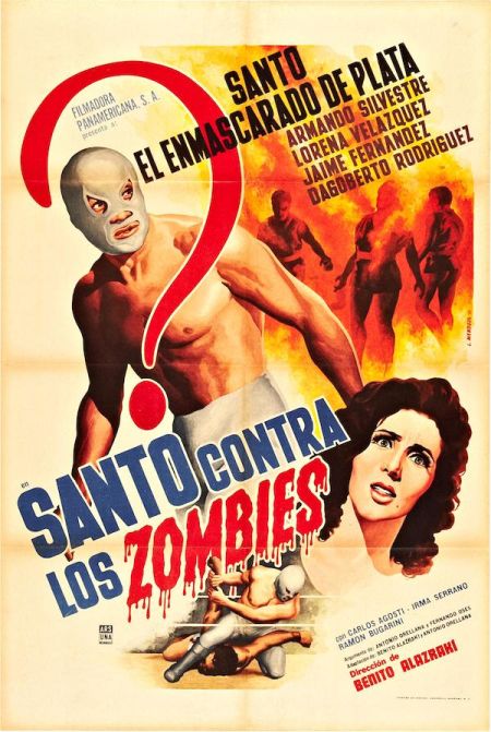 Poster for the movie Santo contra los zombies