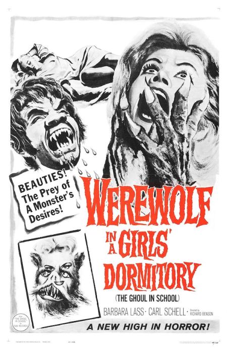 Poster for the movie Werewolf in a Girls' Dormitory