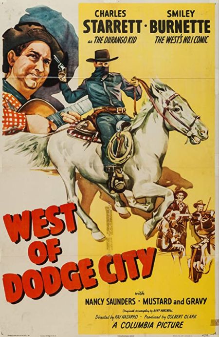 Poster for the movie West of Dodge City