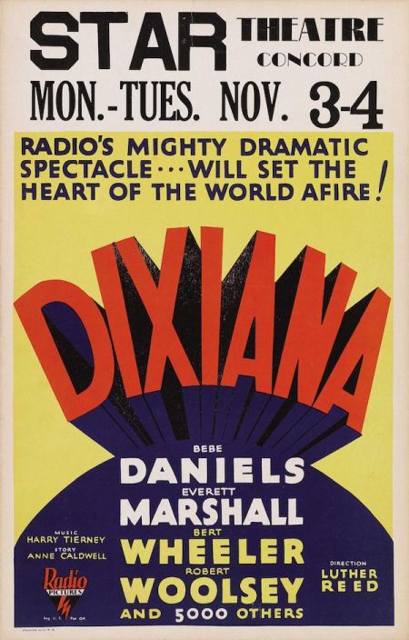 Poster for the movie Dixiana