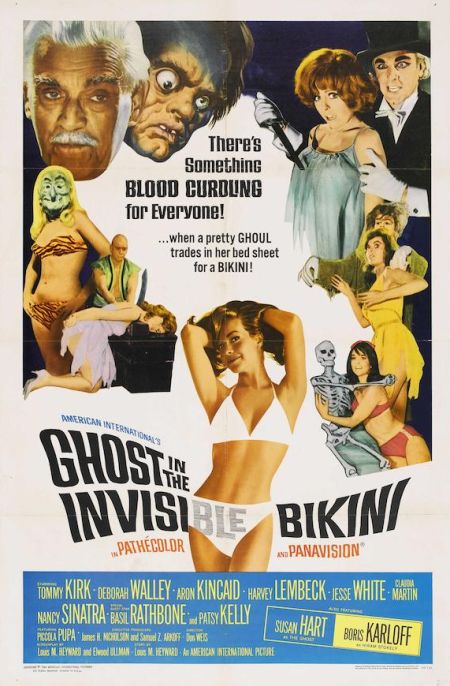 Poster for the movie The Ghost in the Invisible Bikini