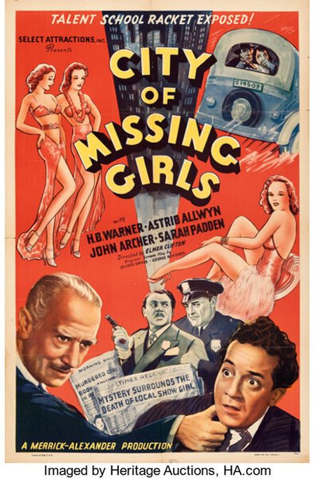 Poster for the movie City of Missing Girls