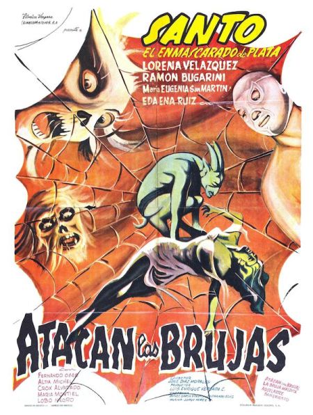 Poster for the movie Atacan las brujas