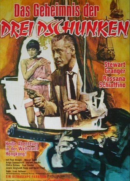 Poster for the movie Das Geheimnis der drei Dschunken