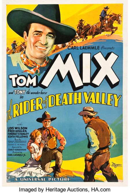 Poster for the movie The Rider of Death Valley