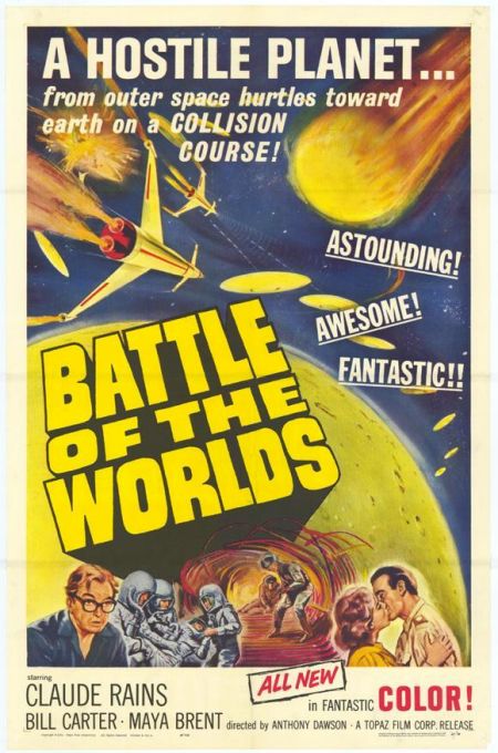 Poster for the movie Battle of the Worlds