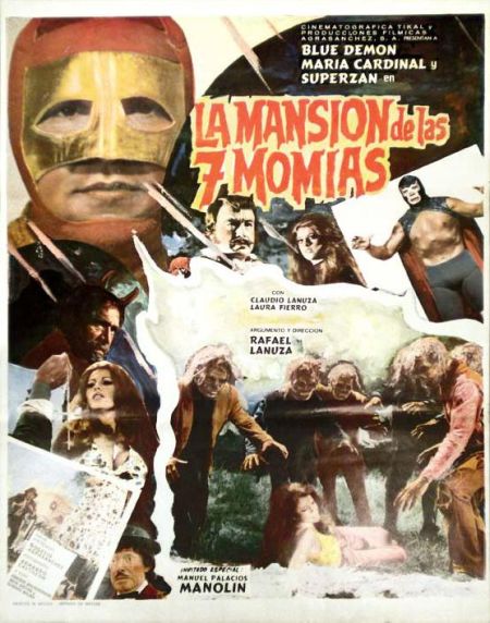 Poster for the movie La mansión de las 7 momias