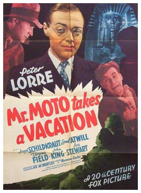 Mr. Moto Takes a Vacation (Twentieth Century Fox, 1939)
