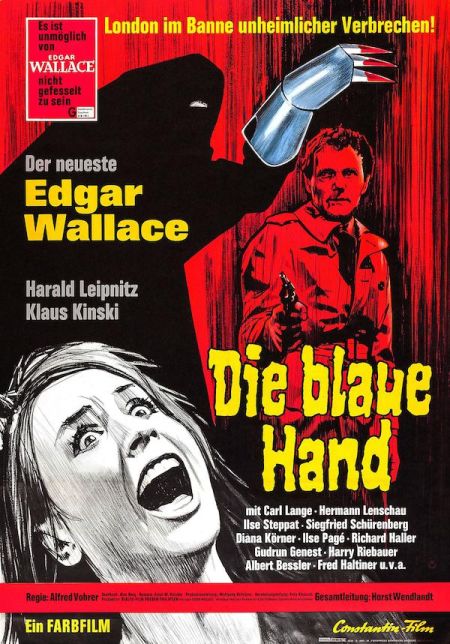 Poster for the movie Die blaue Hand