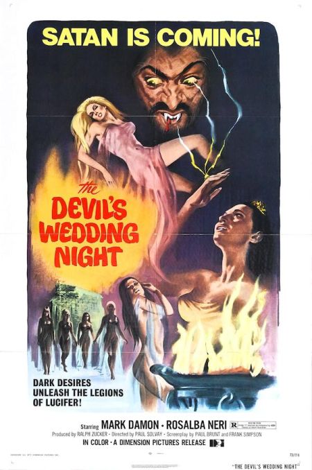 Poster for the movie The Devil's Wedding Night