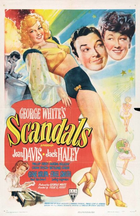 Poster for the 1945 movie George White's Scandals