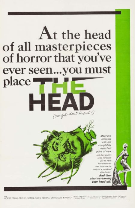 Poster for the movie The Head