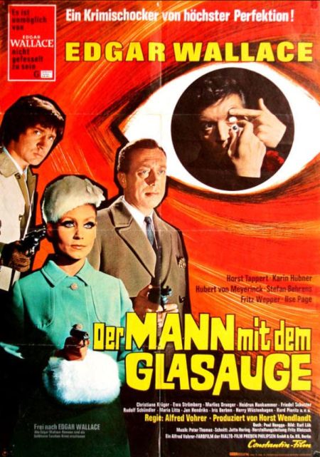 Poster for the movie Der Mann mit dem Glasauge