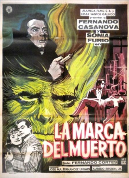 Poster for the movie La marca del muerto