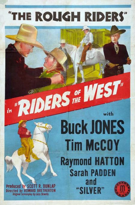 Poster for the movie Riders of the West