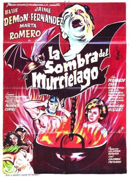 Poster for the movie La sombra del murciélago