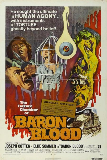 Poster for the movie Baron Blood